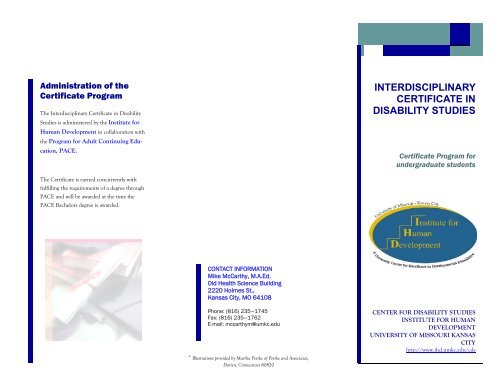 Undergraduate Certificate Brochure - UMKC Institute for Human ...