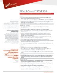 WatchGuard® XTM 330 - Bechtle