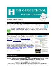 Issue 25 - Institute for Healthcare Improvement