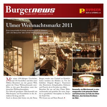 Burgernews - Burger Zelte & Catering