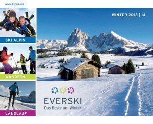 EverSki Journal mit ausführlichen Informationen - CUP Touristic