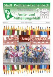 Amtsblatt Oktober 2013 - Stadt Wolframs-Eschenbach