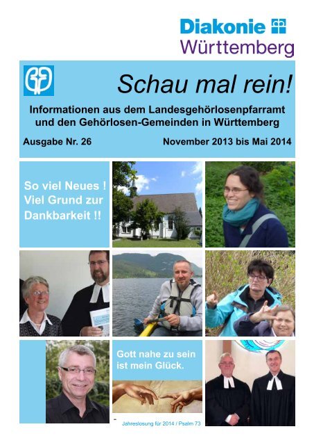 Schau mal rein Nr. 26 - Diakonie Württemberg