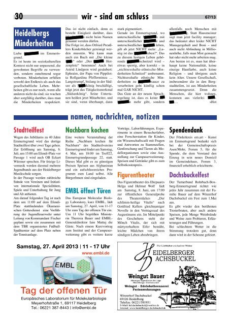 Ausgabe 67 April 2013 - Em-Box-Info