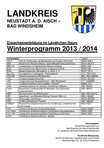 KBA Kalender 2013/2014 - Amt für Ernährung, Landwirtschaft und ...