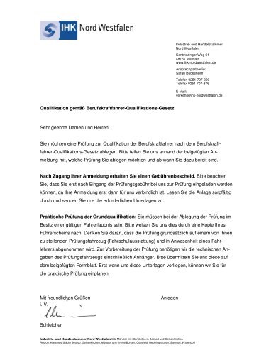 Qualifikation gemÃ¤Ã Berufskraftfahrer-Qualifikations-Gesetz Sehr ...