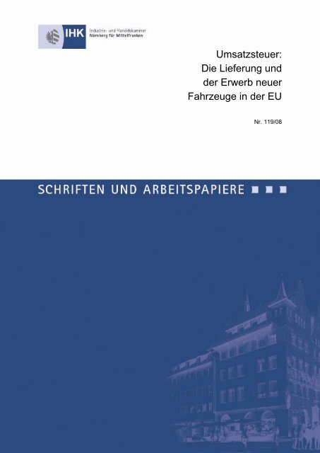 Die Lieferung und der Erwerb neuer Fahrzeuge in der EU