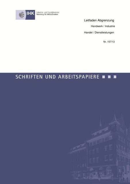 Leitfaden Abgrenzung Ihk Nurnberg Fur Mittelfranken