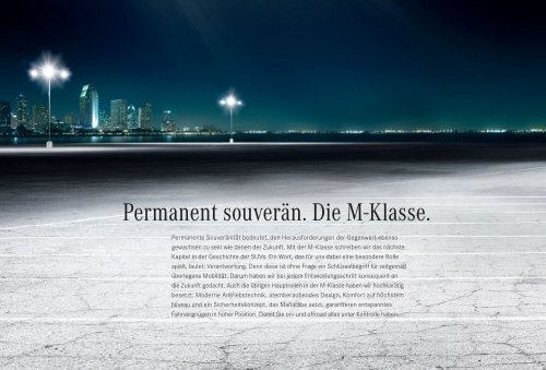 Broschüre der M-Klasse herunterladen (PDF) - Mercedes-Benz ...