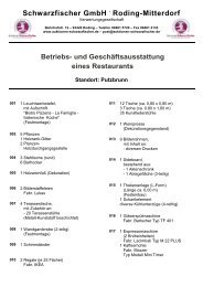 Schwarzfischer GmbH Roding-Mitterdorf