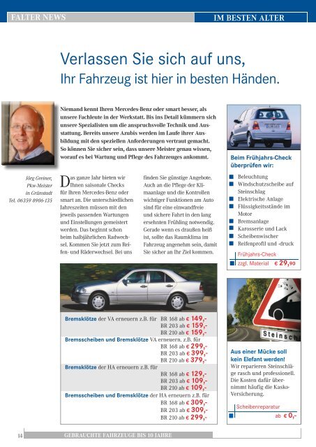 FALTER NEWS - Autohaus Falter