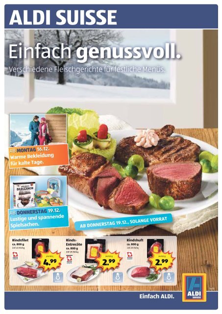 ab Montag, 16.12. - ALDI SUISSE AG