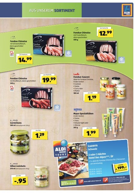 ab Montag, 16.12. - ALDI SUISSE AG