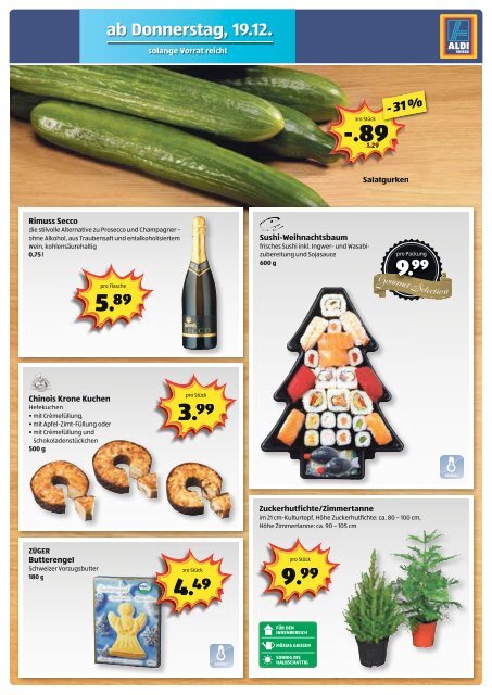 ab Montag, 16.12. - ALDI SUISSE AG