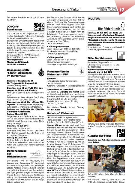 Amtsblatt KW 28 - Stadt Filderstadt