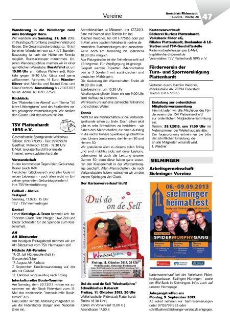 Amtsblatt KW 28 - Stadt Filderstadt