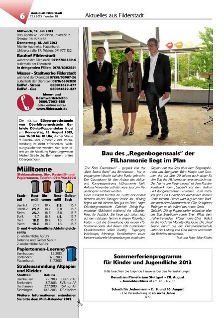 Amtsblatt KW 28 - Stadt Filderstadt