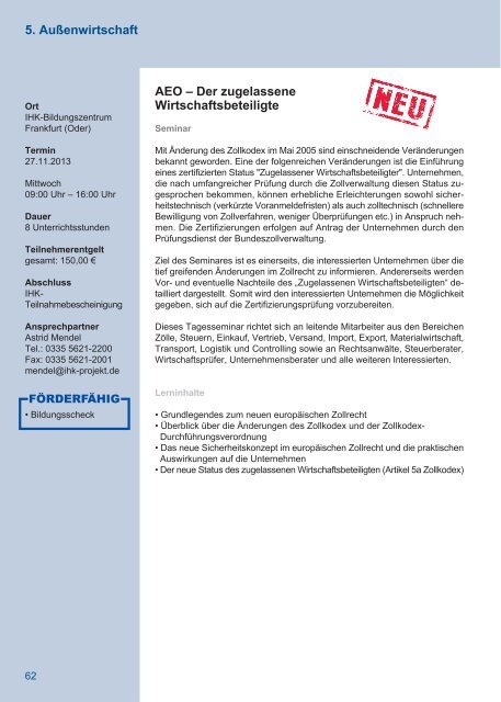 IHK Die Weiterbildung - IHK-Projektgesellschaft mbH