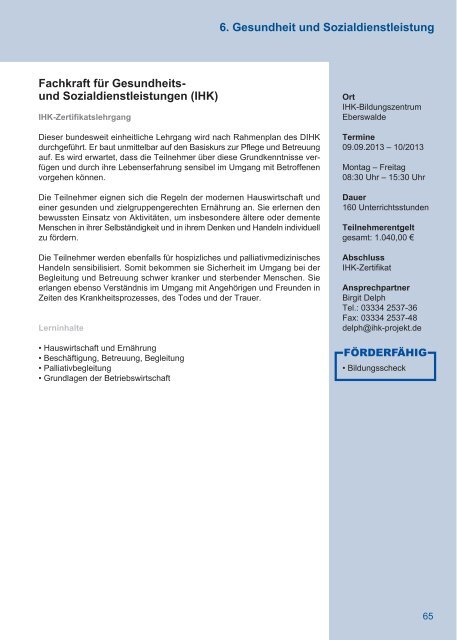 IHK Die Weiterbildung - IHK-Projektgesellschaft mbH