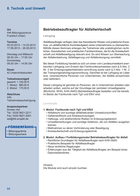 IHK Die Weiterbildung - IHK-Projektgesellschaft mbH