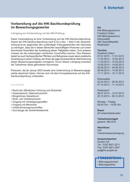 IHK Die Weiterbildung - IHK-Projektgesellschaft mbH