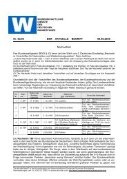 Nachwahlen - Deutscher Bundestag