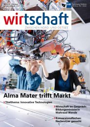 Alma Mater trifft Markt - IHK Schleswig-Holstein