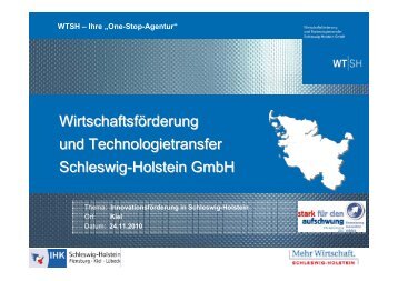 Vortrag Fischer - IHK Schleswig-Holstein