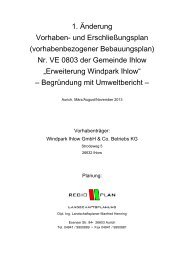 1. Ã„nderung Vorhaben- und ErschlieÃŸungsplan ... - Gemeinde Ihlow