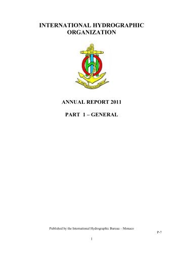 international hydrographic organization annual report 2011 ... - IHO