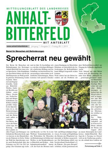 Ausgabe 21 vom 8. November 2013 - Landkreis Anhalt-Bitterfeld