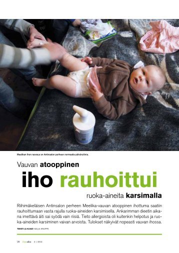 Vauvan atooppinen ihottuma