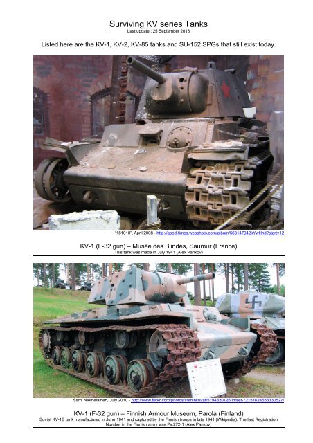 Surviving Kv Series Tanks The Shadock S Website Free