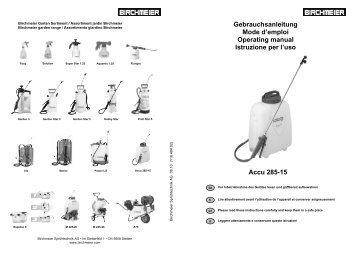 Accu 285-15 - Birchmeier Sprühtechnik AG