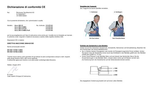 Accu 285-15 - Birchmeier Sprühtechnik AG