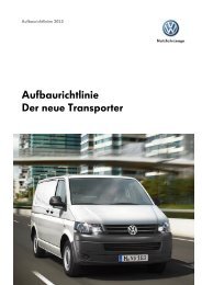 Aufbaurichtlinien Transporter T5 (16,2 MB, PDF) - umbauportal.de