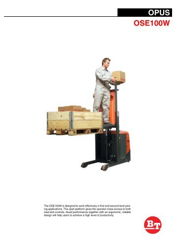 OSE100W OPUS - Bt-forklifts.com