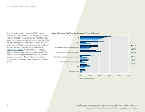 KPMG Sourcing Advisory 3Q12 Global Pulse Survey - KPMG Institutes