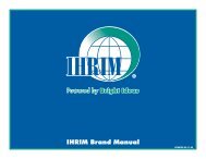 IHRIM Brand Manual