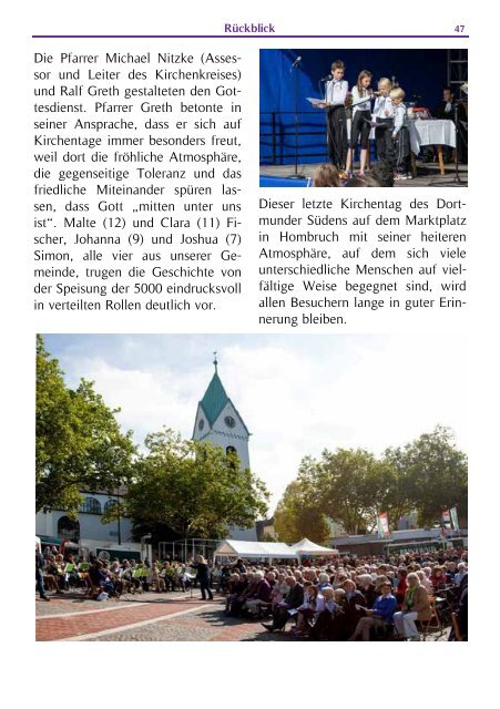 Lichtblick - Kirchengemeinde Syburg, Holzen, Auf dem Höchsten