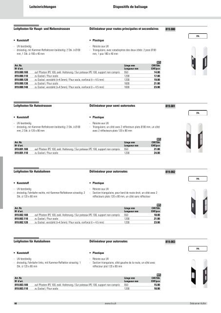 Equipement routiers - Debrunner Koenig Holding