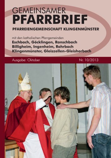PFARRBRIEF - Ranschbach