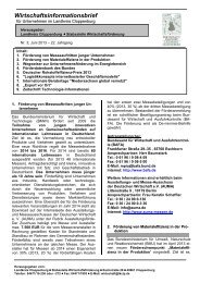 Wirtschaftsinformationsbrief 2013 / 03 - Landkreis Cloppenburg