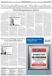 Entwicklungschancen sichern - Börsen-Zeitung