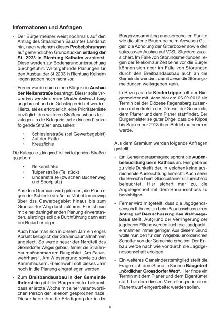 Mitteilungsblatt Februar 2013 - Ihrlerstein