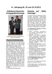 Amtsblatt vom 25.10.2013 - Bad Münstereifel