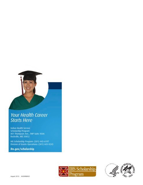 IHS Scholarship Application Handbook - Indian Health Service