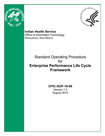 IHS Standard Operating Procedure for EPLC Framework