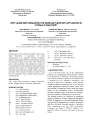 VERY LARGE EDDY SIMULATION FOR SWIRLING FLOWS ... - IHS