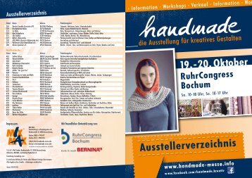 19.-20. Oktober RuhrCongress Bochum - handmade